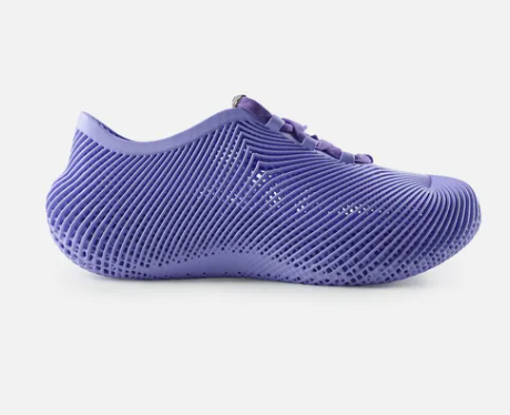 3D Printed Purple Outdoor Walking Shoe