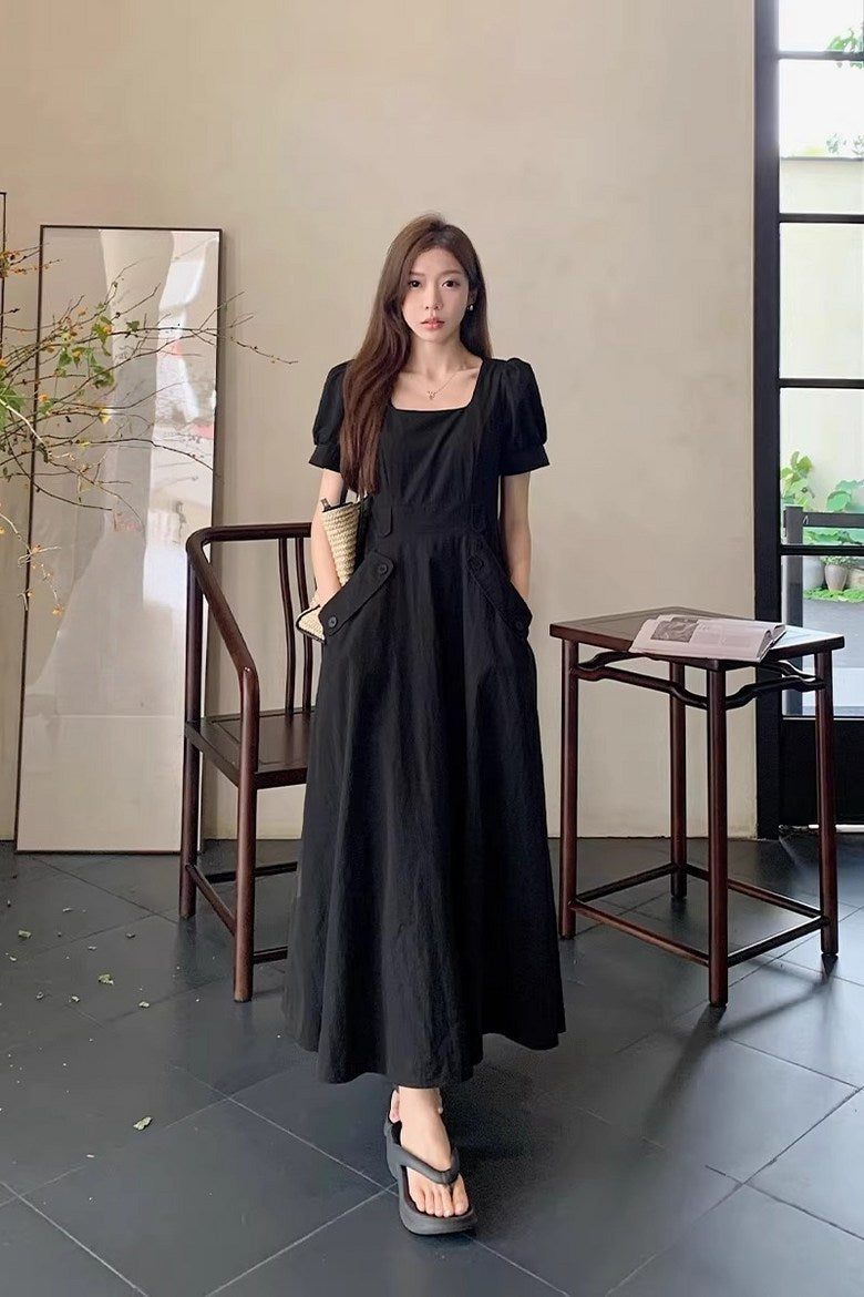 women's dress black