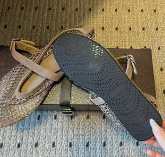 Original Quality AAA Designer Copy Women's Mesh Flats Shoes