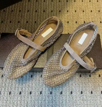 Original Quality AAA Designer Copy Women's Mesh Flats Shoes