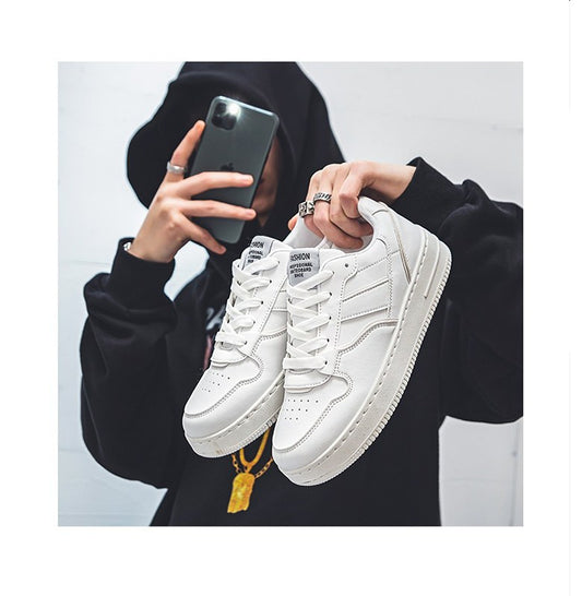 Men's athletic shoes, all-season, high-heeled casual style